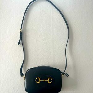 Gucci Horsebit 1955 Small Leather Shoulder Bag